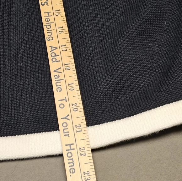 Christopher & Banks Zip Up Sweater with Stars 🌟  on Sleeves Sz Small - Picture 7 of 12